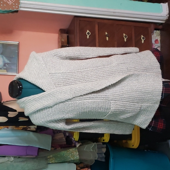 Super soft comfy Volcom fluffy jacket duster coat - Picture 2 of 5